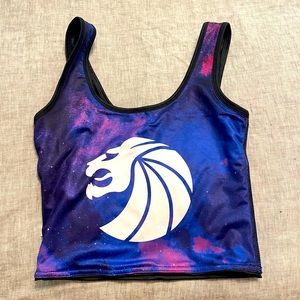 Seven Lions Galaxy Reversible Crop Tank Top, size XS, Never Worn Like NEW